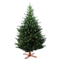 Kentucky kunstkerstboom - 183 cm - groen - Ø 114 cm - 1.278 tips - houten voet - thumbnail