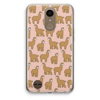 Alpacas: LG K10 (2017) Transparant Hoesje Alpacas: LG K10 (2017) Transparant Hoesje
