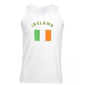 Witte heren tanktop Ierland 2XL  -