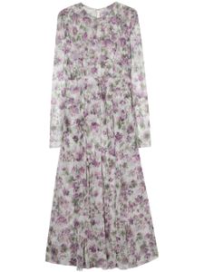 Philosophy Di Lorenzo Serafini robe en tulle à fleurs - Violet