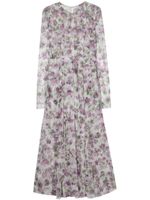 Philosophy Di Lorenzo Serafini robe en tulle à fleurs - Violet - thumbnail