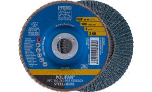 PFERD 67766100 PFC 100 Z 60 PSF STEELOX/16,0 Lamellenschijf Diameter 100 mm Boordiameter 16 mm RVS, Staal 10 stuk(s)