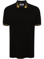 Versace Jeans Couture chemise en coton à bords Barocco - Noir