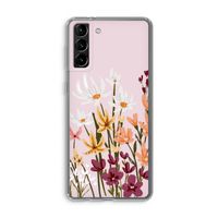 Painted wildflowers: Samsung Galaxy S21 Plus Transparant Hoesje