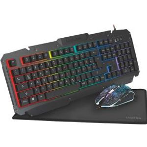 LogiLink ID0185 toetsenbord USB QWERTY Engels Zwart