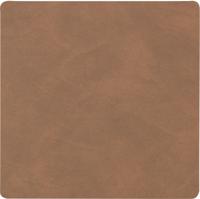 LIND DNA Onderzetter Nupo - Leer - Brown - 10 x 10 cm