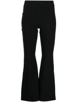 Stella McCartney pantalon évasé à taille haute - Noir