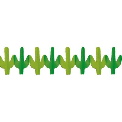 Mexicaanse Western Cactus thema - feest slingers - 300 cm - Papier - Brandvertragend