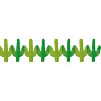 Mexicaanse Western Cactus thema - feest slingers - 300 cm - Papier - Brandvertragend
