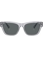 Versace Eyewear lunettes de soleil à monture rectangulaire - Gris