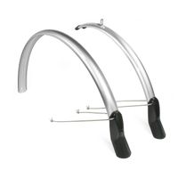 Euro Fender scatto spartbordset 51mm - 28 inch zilver