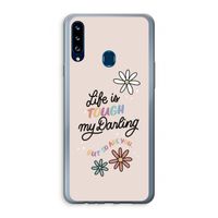 Tough Life: Samsung Galaxy A20s Transparant Hoesje