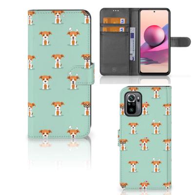 Xiaomi Redmi Note 10S | 10 4G | Poco M5s | Telefoonhoesje | Met pasjeshouder | Pups Xiaomi Redmi Note 10S | 10 4G | Poco M5s | Telefoonhoesje | Met pasjeshouder | Pups