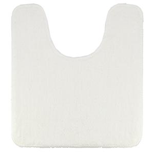 Tendance Toiletmat/wc mat Aquarius - anti slip - microvezel - wit - 45 x 50 cm - badkamer mat