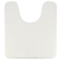 Tendance Toiletmat/wc mat Aquarius - anti slip - microvezel - wit - 45 x 50 cm - badkamer mat