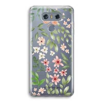 Botanical sweet flower heaven: LG G6 Transparant Hoesje