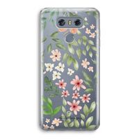 Botanical sweet flower heaven: LG G6 Transparant Hoesje