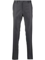 Incotex pantalon en laine vierge à coupe slim - Gris