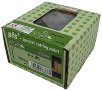 pgb-Europe PFS+ | RVS Spaanplaatschroef PFS+ VZK-T Ø 4,0x45 A2 - 200 stuks - PFWVTGA00004000453