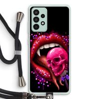 Dodelijk zoet: Samsung Galaxy A52s 5G Transparant Hoesje met koord