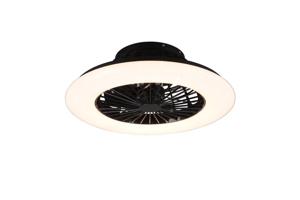 Trio Zwarte plafondventilatorStralsund - R62522132