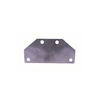 Dr Verloopplaat rvs voor gazelle bagageager 27-80mm