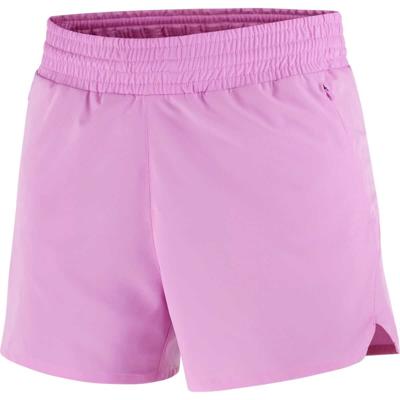 Salomon Shakeout core short 4 dames - ROZE - Dames