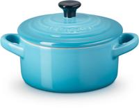 Le Creuset Serveerpan / Mini Braadpan Signature - Caribbean Blue - ø 10 cm / 250 ml