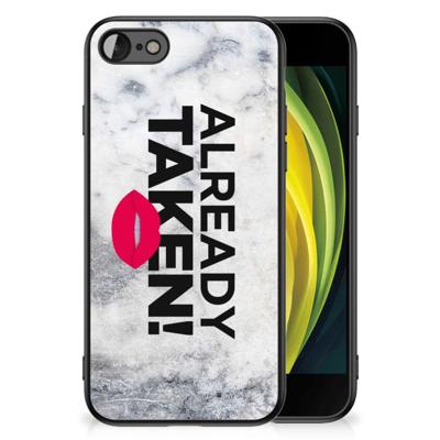 iPhone SE 2022 | SE 2020 | 7/8 | Telefoon Hoesje | met tekst Already Taken White