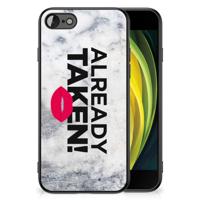 iPhone SE 2022 | SE 2020 | 7/8 | Telefoon Hoesje | met tekst Already Taken White