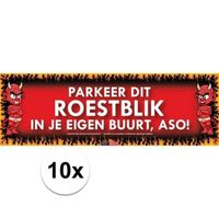 10x Sticky Devil Parkeer dit roestblik in je eigen buurt, aso! - thumbnail