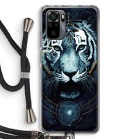 Darkness Tiger: Xiaomi Redmi Note 10 Pro Transparant Hoesje met koord