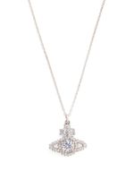 Vivienne Westwood collier à pendentif Orb serti de cristaux - Argent