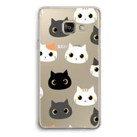 Katten: Samsung A3 (2017) Transparant Hoesje