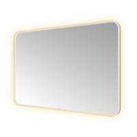 Hotbath &More Mirrors Soft Square LED Badkamerspiegel - Rechthoek - 80 x 120 cm - RVS 316