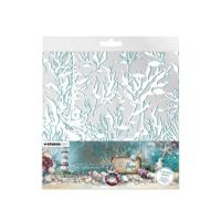 Studio Light • tide of hope acetate sheets white & retro cyan