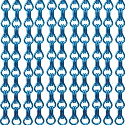 Aluminium vliegengordijn Torresol - 90 x 210 cm - Blauw