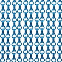 Aluminium vliegengordijn Torresol - 90 x 210 cm - Blauw