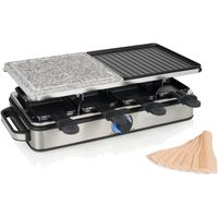 162635 Raclette 8 Stone and Grill Deluxe Gourmetstel - thumbnail