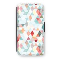 Gekleurde driehoekjes pastel: iPhone 8 Plus Flip Hoesje Gekleurde driehoekjes pastel: iPhone 8 Plus Flip Hoesje