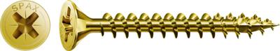 200 Spax Yellox schroeven 4x40mm voldraad PZ2