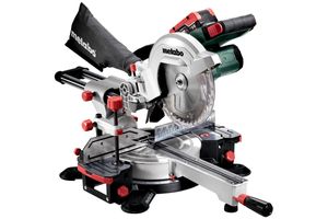 Metabo KGS 18 LTX 216 18V LiHD Accu telescopische afkort- en verstekzaag set 2 x 8.0Ah - 216 x 30mm | 619001810 - 619001810