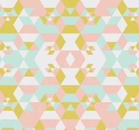 Behang geometrisch Patchwork
