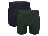 MEXX Set van 2 heren boxers (Donkerblauw/groen, M)