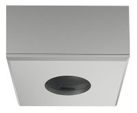 LED afdekring zilverkleurig vierkant voor LED opbouwspot 2090 of 3090
