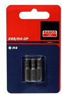 Bahco 3xbits hex1,5 25mm 1/4" standard | 59S/H1.5-3P