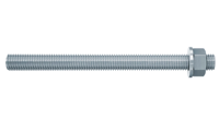 Fischer FIS A M10 x 130 ankerstangen 5.8 met moer en ring 10 Stuks - 90279 Fischer FIS A M10 x 130 ankerstangen 5.8 met moer en ring 10 Stuks - 90279