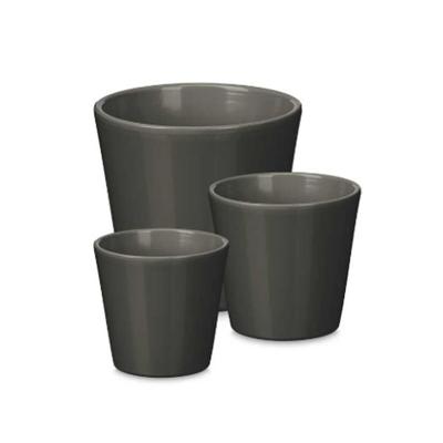 Pottenset Ibergarden Antraciet Klei Ø 14 cm Ø 22 cm Ø 17 cm 3 Onderdelen
