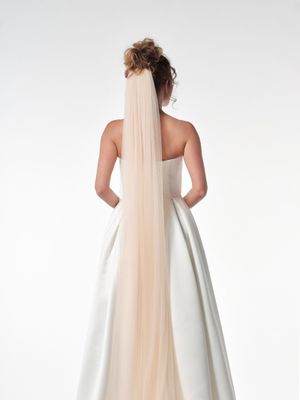 Poirier Sluier S12-300-1-SOFT-Peach - 300 cm