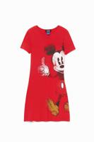 T-shirtjurk met Mickey Mouse - RED - S - thumbnail